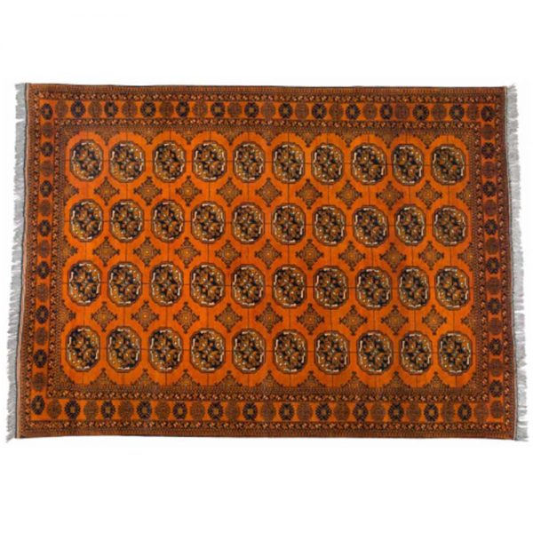 Classic Handmade Carpet Golden Afghan 1,99x2,83cm