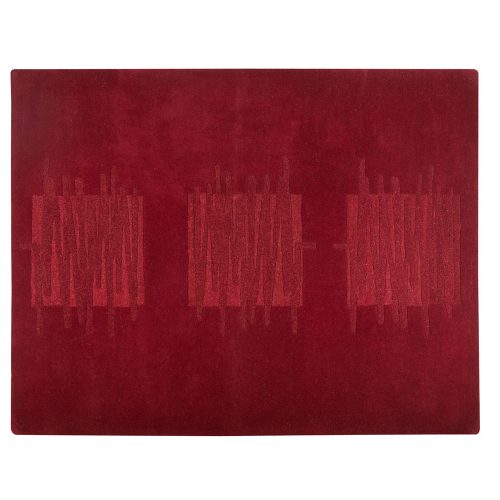 Modern carpet Lhasa bordeaux 200x250 cm