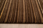 Χαλί Μοντέρνο Silky Stripes Καφέ 171x241 cm - Image 3