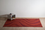 Χαλί Μοντέρνο Συνθετικό Sculpture 2596-407 Κόκκινο 0,80x1,50 - Image 2