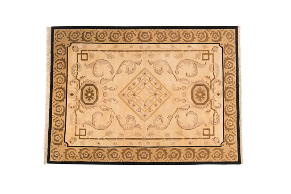 Χαλί-Κλασικό-Χειροποίητο-Nepal-173x235-μάλλινομπεζΝεπάλ-2-1.jpg Χαλί Κλασικό Χειροποίητο Nepal 173x235 cm - Image 1