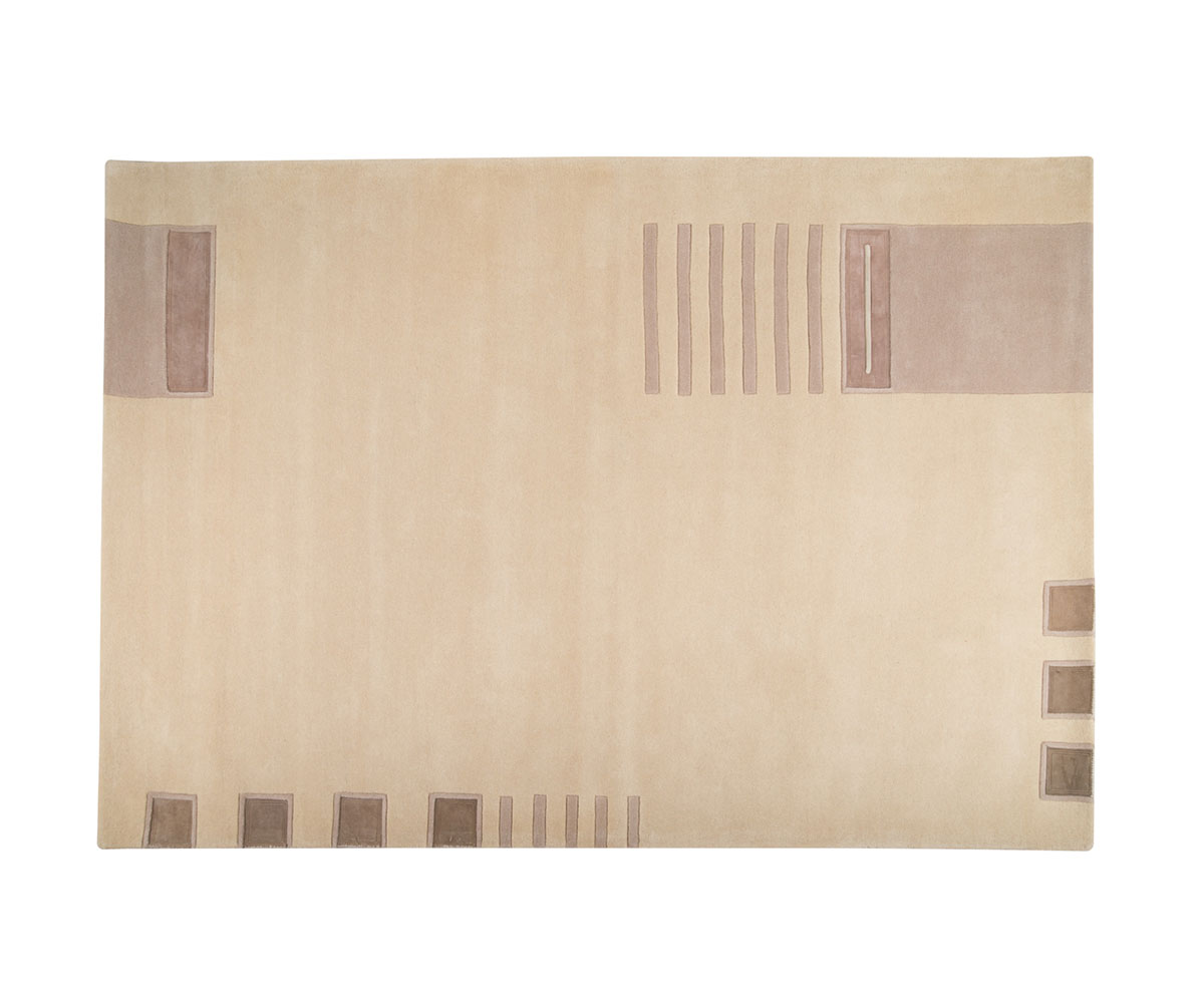Χαλί-Μοντέρνο-SW-Μπεζ-200×300-cmμάλλινοΙνδία-1.jpg Χαλί Μοντέρνο SW Μπεζ 200x300 cm - Image 1