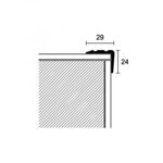 ΓΩΝΙΑ PVC ΜΑΥΡΗ 2.90cm x 2.40cm - Image 2