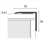 ΓΩΝΙΑ ΑΥΤΟΚ/ΤΗ 63Α ΑΣΗΜΙ 3.5cm x 3.0cm - Image 2