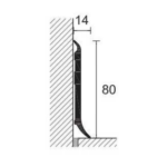 ΣΟΒΑΤΕΠΙ PVC 557 ΜΑΥΡΟ 8cm - Image 2